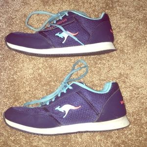 Throwback Navy Kangaroo Sneakers